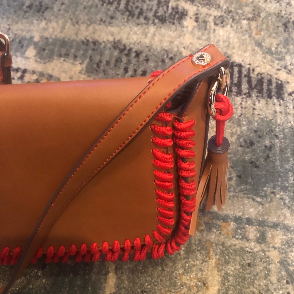 Steve Madden | Brown Purse Red Rope - Picture 2 of 5